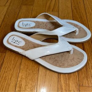 boc Born Concept Women’s sandals white patent leather 9